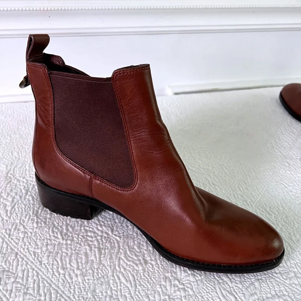 Cole Haan Chelsea Boots 11B Womens Waterproof Leather Brown W00220 Grand.OS